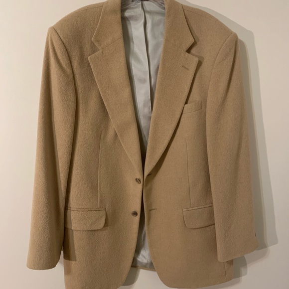 Men’s Camel Hair Sport Coat, size 40R, Club Room - Picture 5 of 16